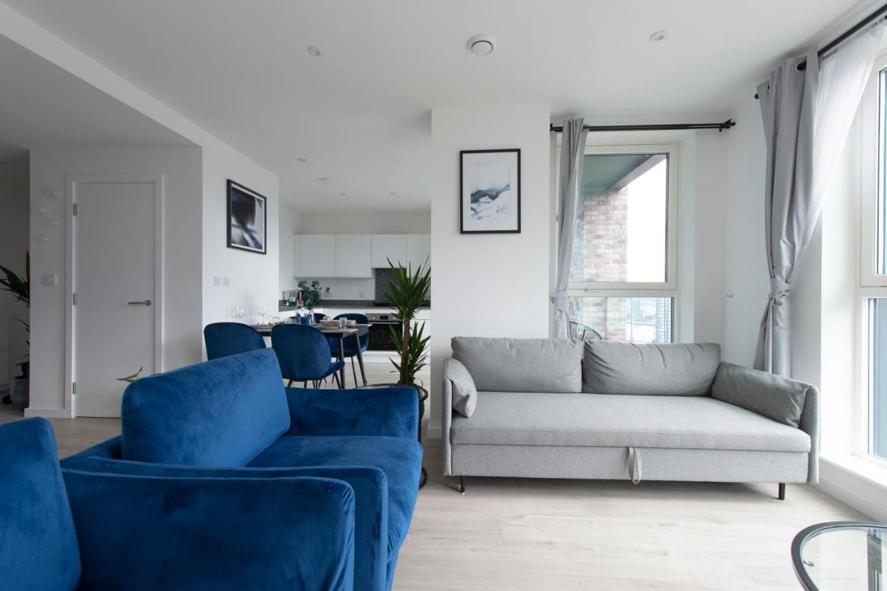 Ac Luxe Penthouse With Free Parking Apartment ลอนดอน ภายนอก รูปภาพ